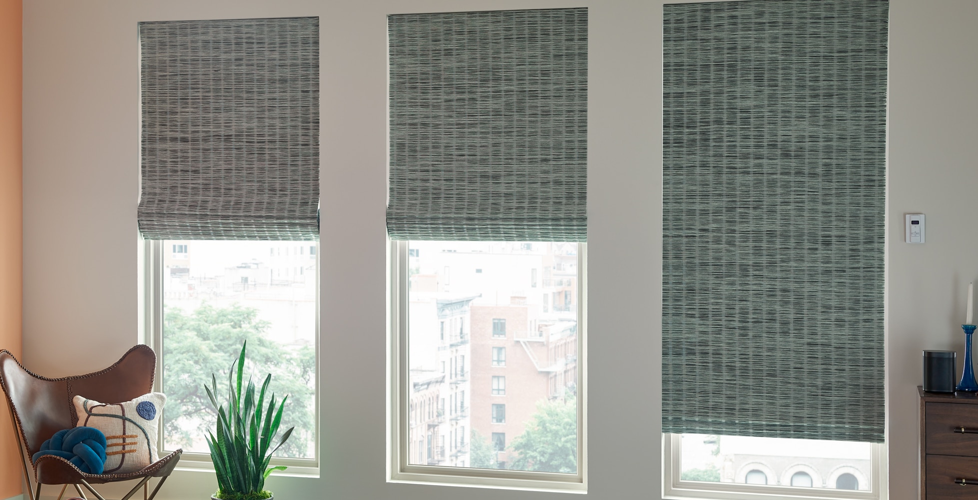 Waterfall Woven Wood Shades